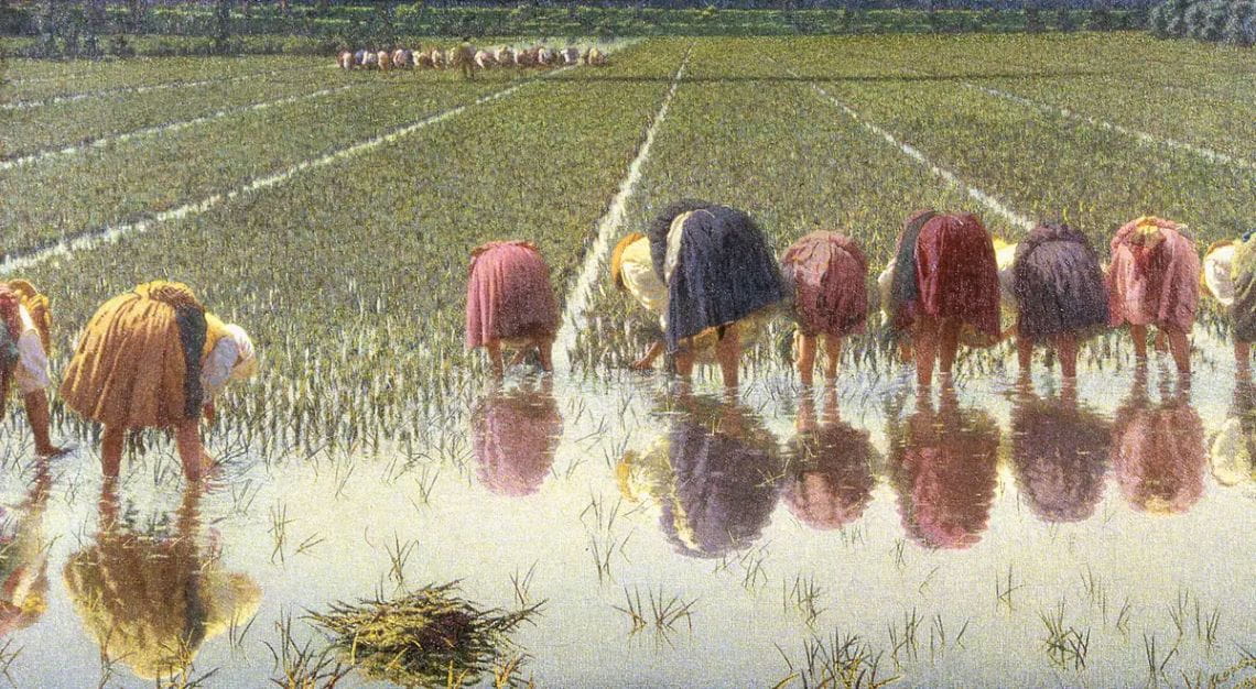 per ottanta centesimi - dipinto del pittore angelo morbelli