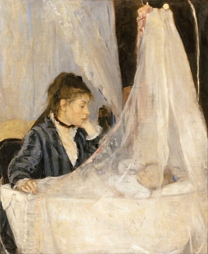 il dipinto la culla tra le opere più importanti di berthe morisot
