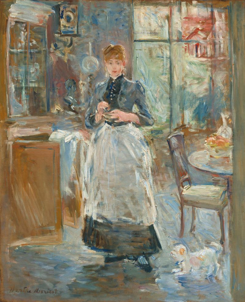 nella sala da pranzo - opere di berthe morisot