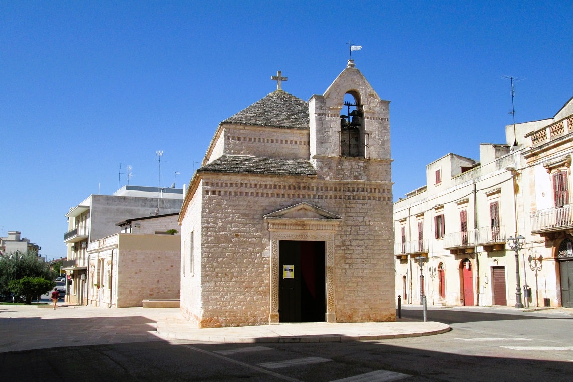 l'antica cappellina di san rocco a turi 