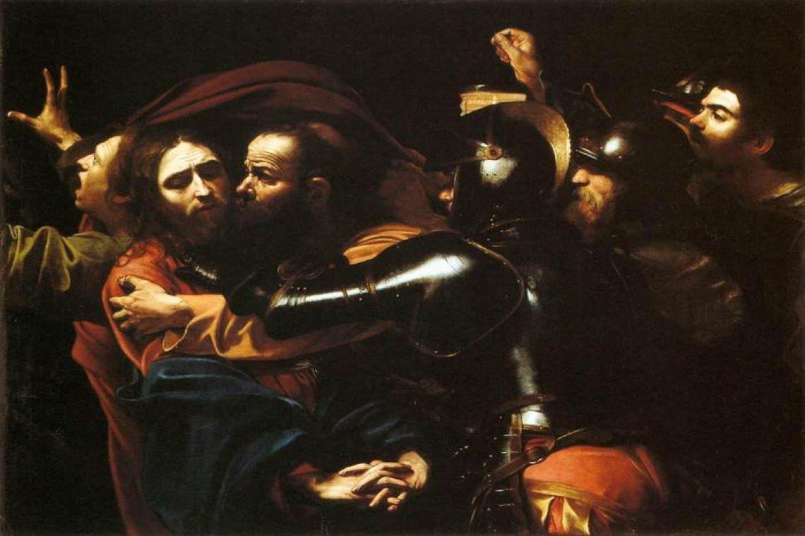 dipinto di caravaggio cattura di cristo