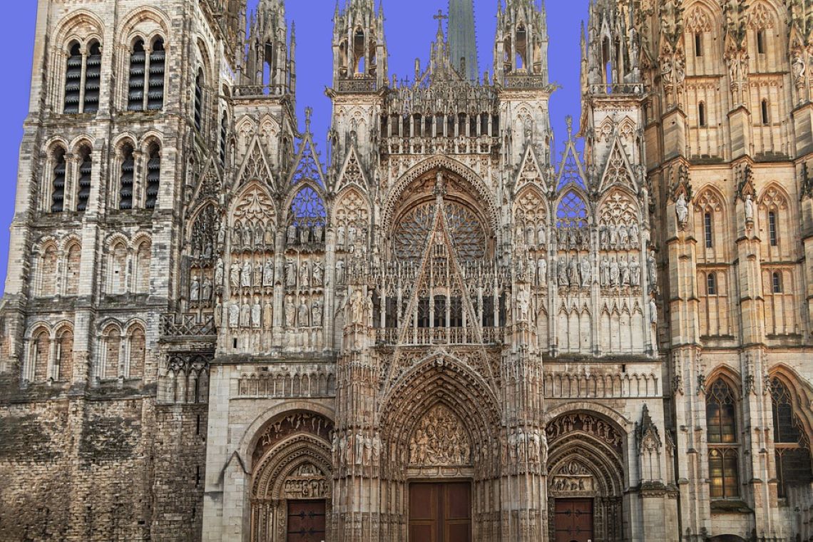 la cattedrale di rouen dpinta da claude monet