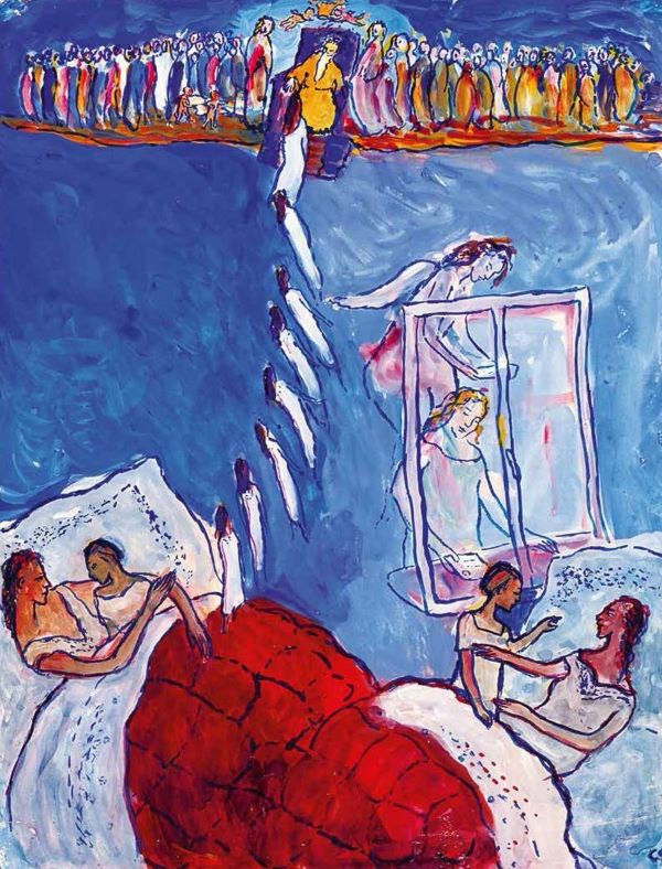 un dipnto di charlotte salomon dedicato alla madre