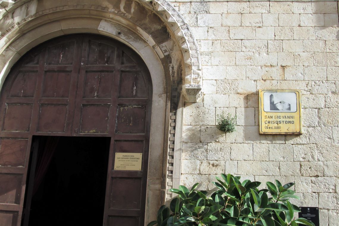 la chiesa di san giovanni crisostomo da vedere nel centro storico di bari