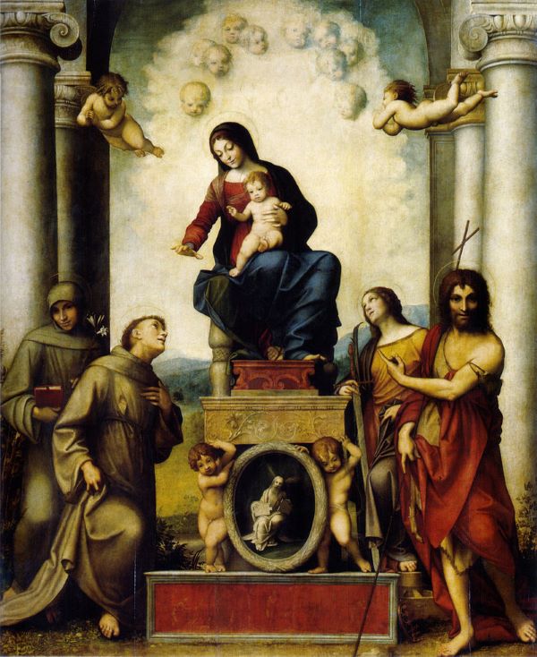 la madonna di san francesco tra le opere del correggio