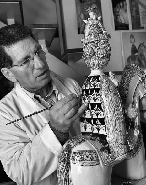 domenico pinto e le ceramiche dedicate alle donne di federico ii di svevia