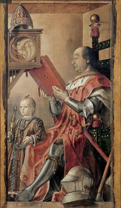 ritratto di federico da montefeltro col figlio guidobaldo