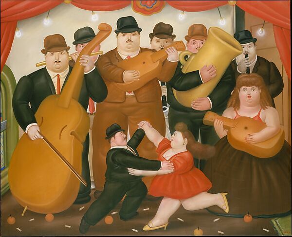 ballando in colombia - dipinti di fernando botero