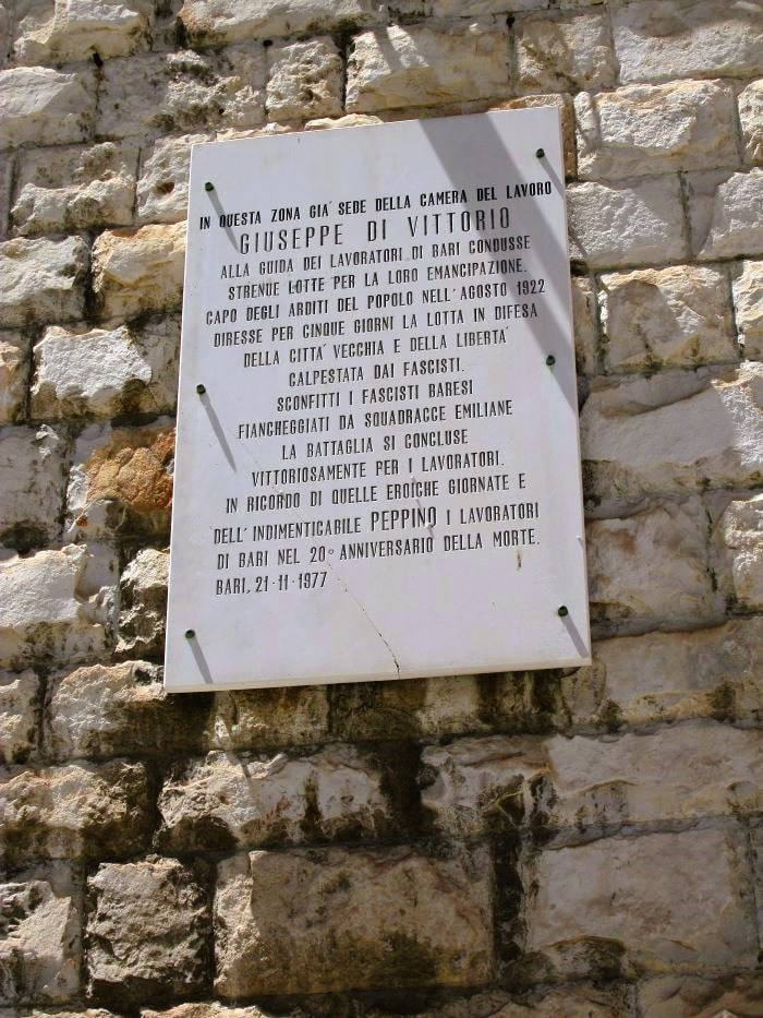 giusepe di vittorio - personaggi della bari antifascista