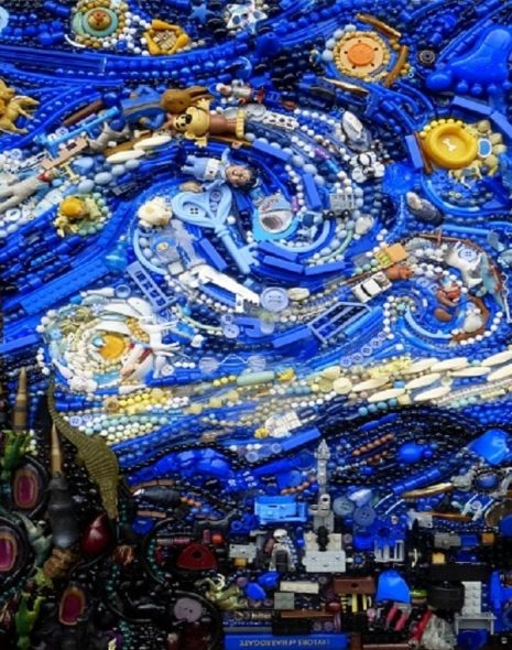 jane perkins e l'arte del riciclare i quadri più celebri