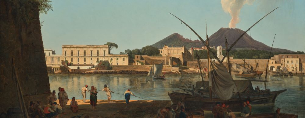 una delle opere su napoli del pittore joseph rebell