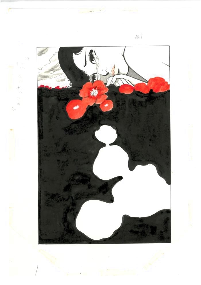 una delle opere di kazuo kamimura in mostra a jesi