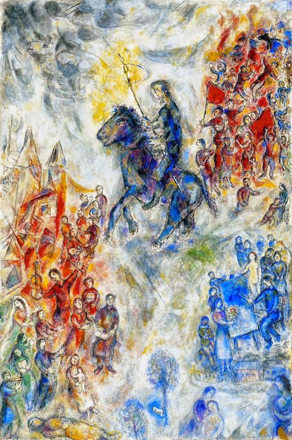 don chisciotte dipinto da marc chagall
