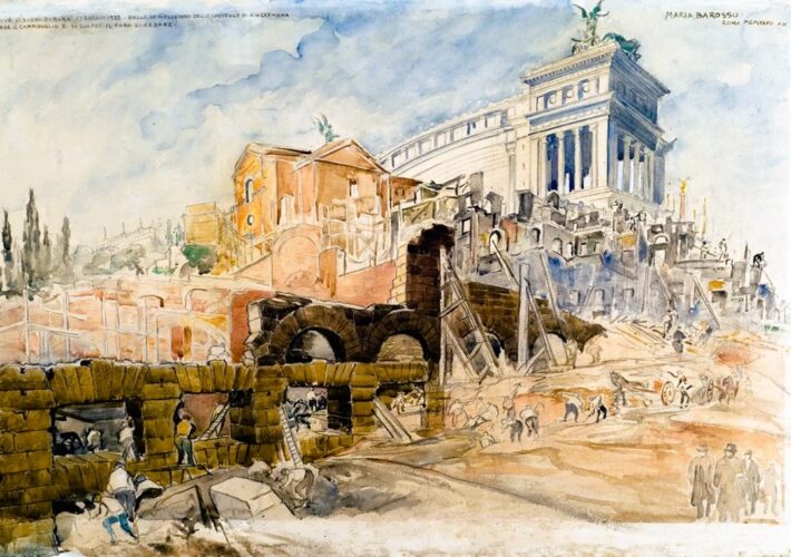 maria barosso, artista e archeologa, in mostra a roma