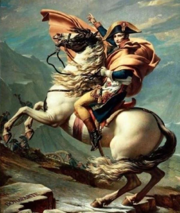 napoleone bonaparte dipinto da jacques louis david