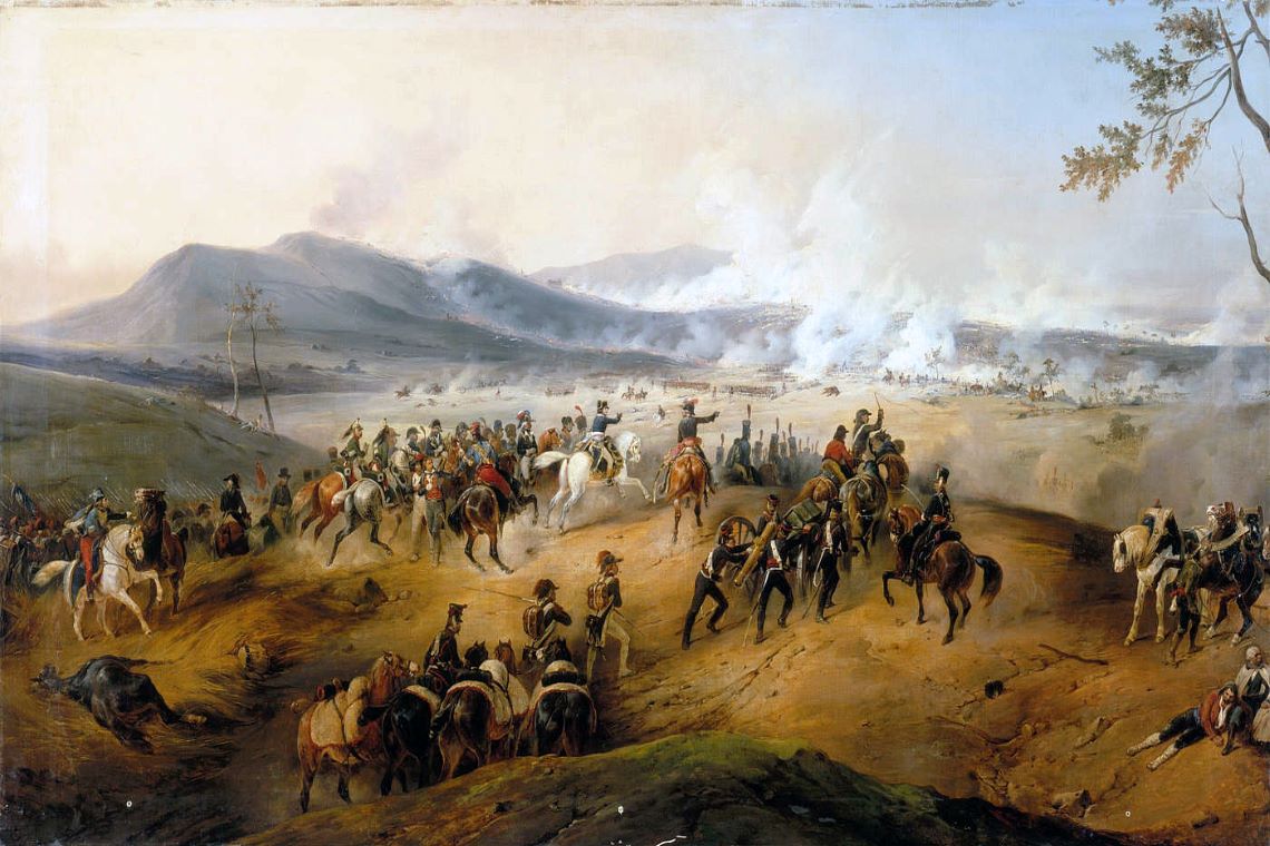dipinto di victor adam raffigurante la battaglia di castiglione