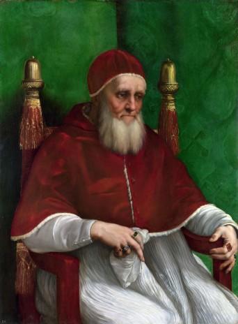 ritratto del papa giulio II di raffaello sanzio