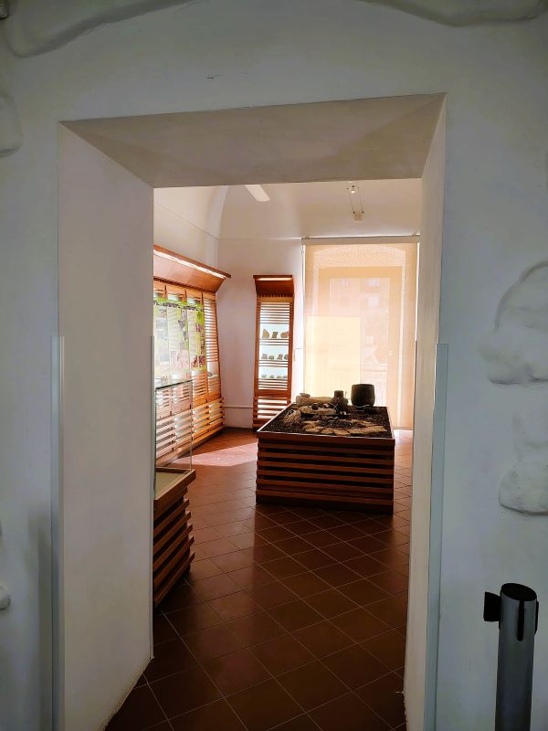 una delle sale del museo civico archeologico del pulo di molfetta