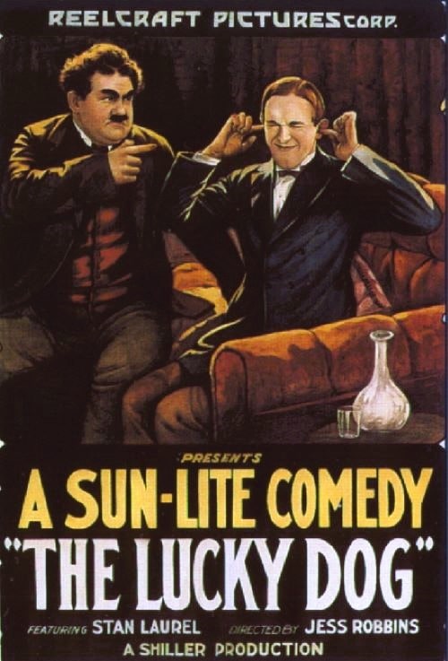 la locandina del primo film in cui stan laurel e oliver hardy recitarono insieme