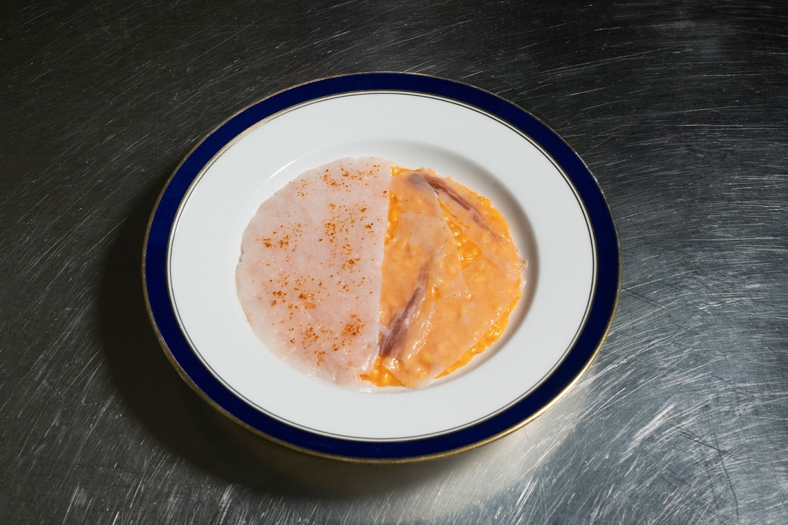 un altro dei piatti facenti parte il menù di tasting art